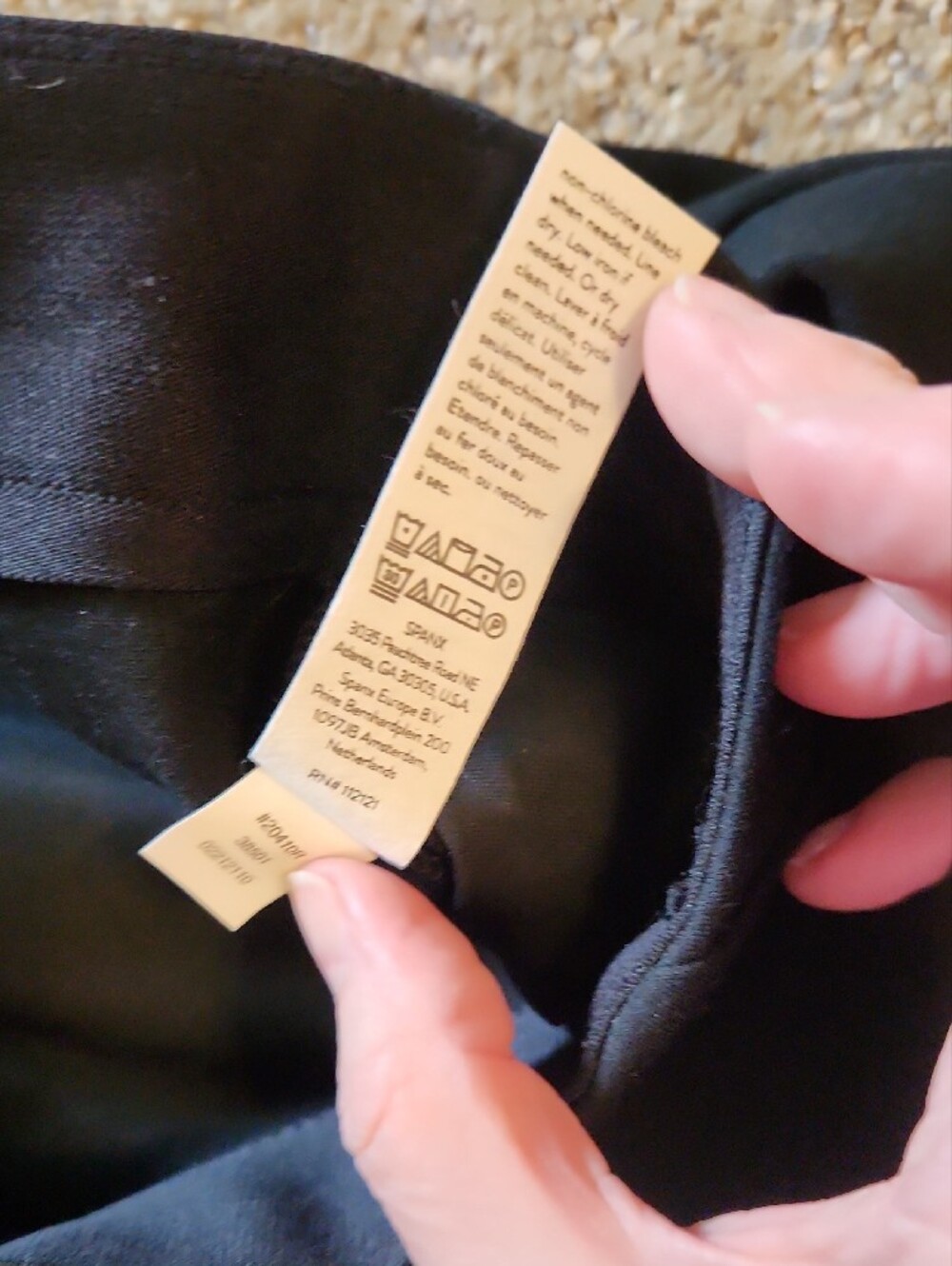 SPANX Black High-Rise Tailored Athletic Shorts - Picture 5 of 6
